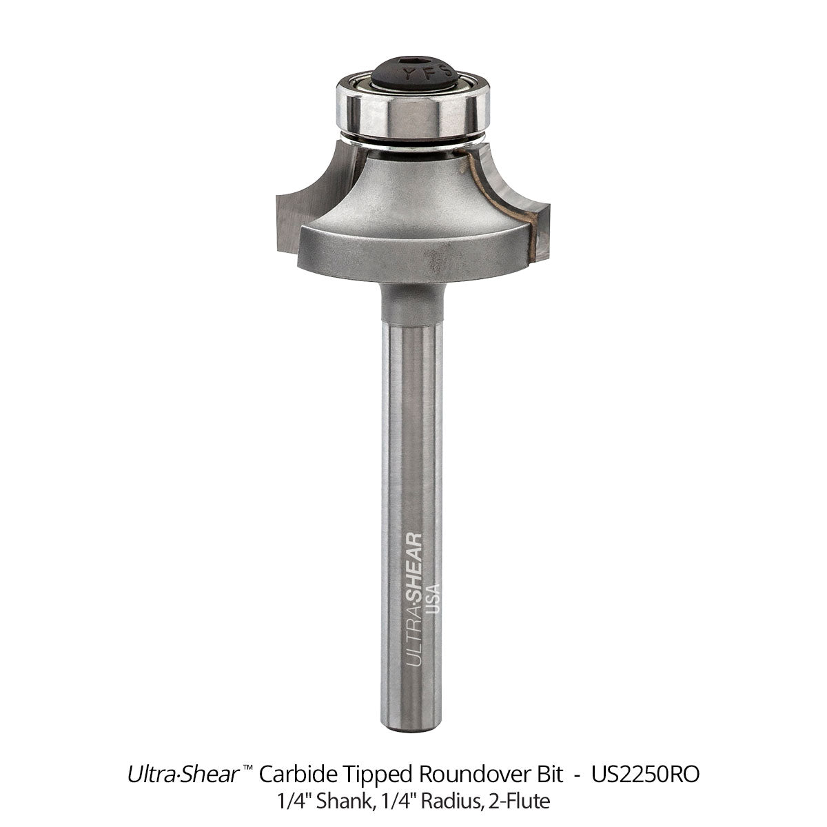 Roundover Router Bits - Carbide Tipped - 2 Flute