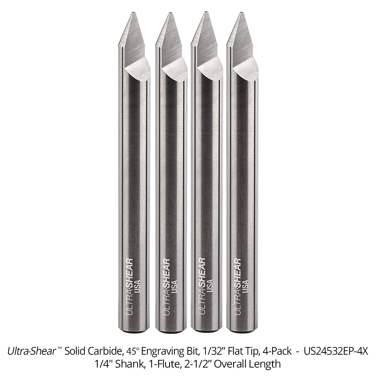 Engraving CNC Router Bits - Solid Carbide