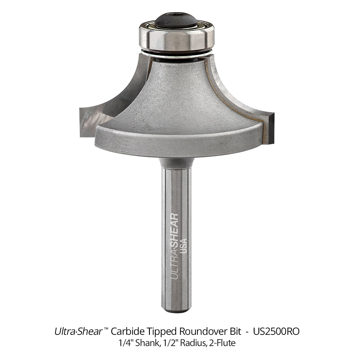 Roundover Router Bits - Carbide Tipped - 2 Flute