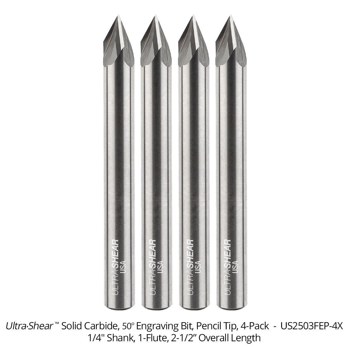 Engraving CNC Router Bits - Solid Carbide