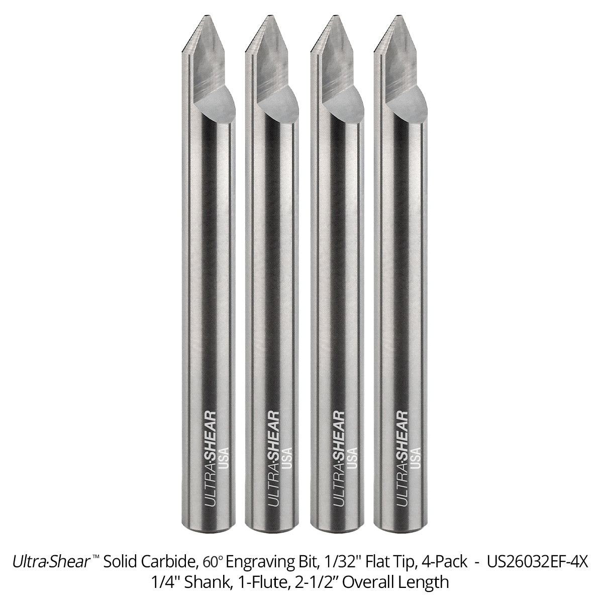 Engraving CNC Router Bits - Solid Carbide