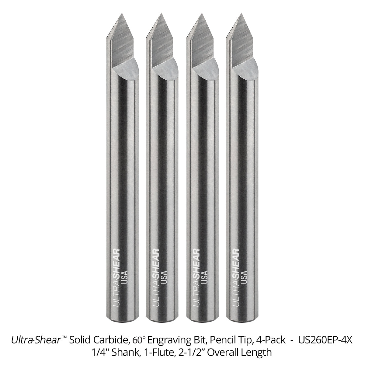 Engraving CNC Router Bits - Solid Carbide