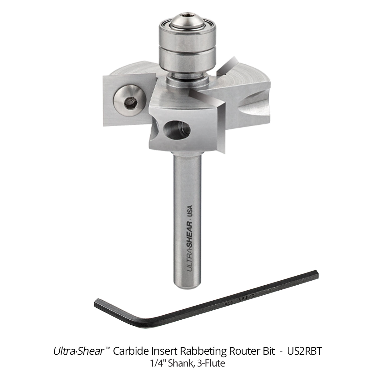 Rabbeting Router Bits - Carbide Insert
