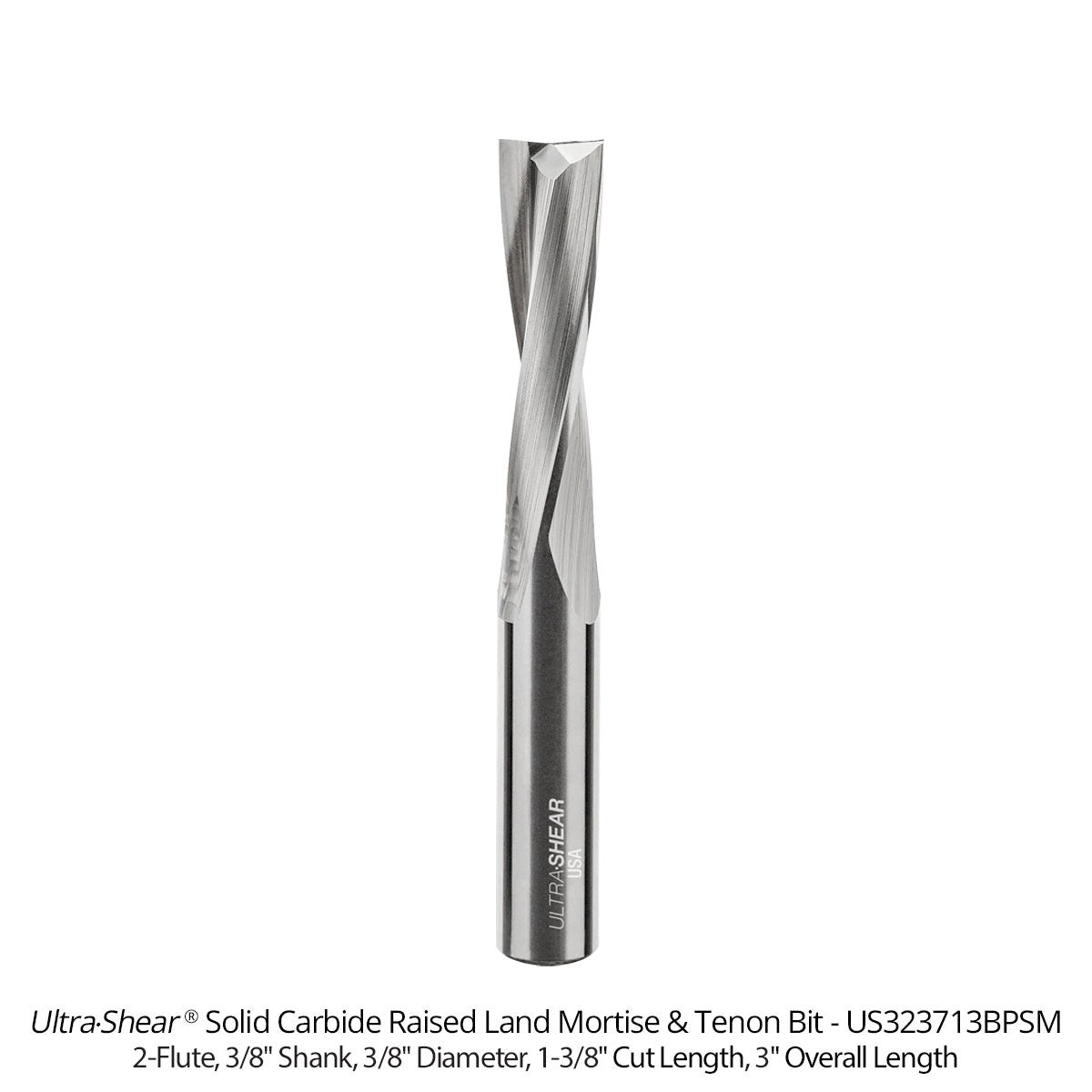 Raised Land Mortise and Tenon Router Bits - Solid Carbide