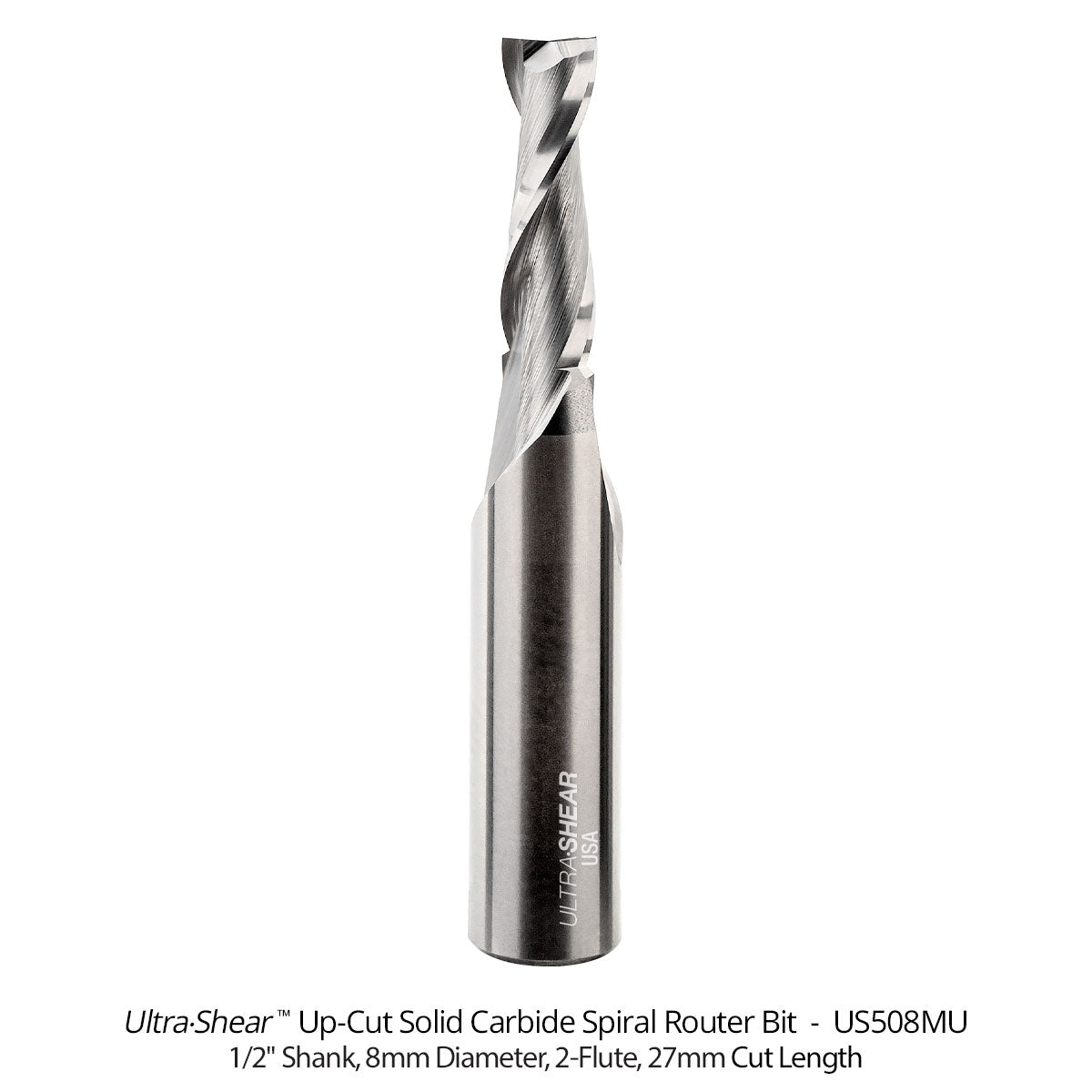 Metric Up Cut Spiral Mortising Router Bits For Domino Tenons