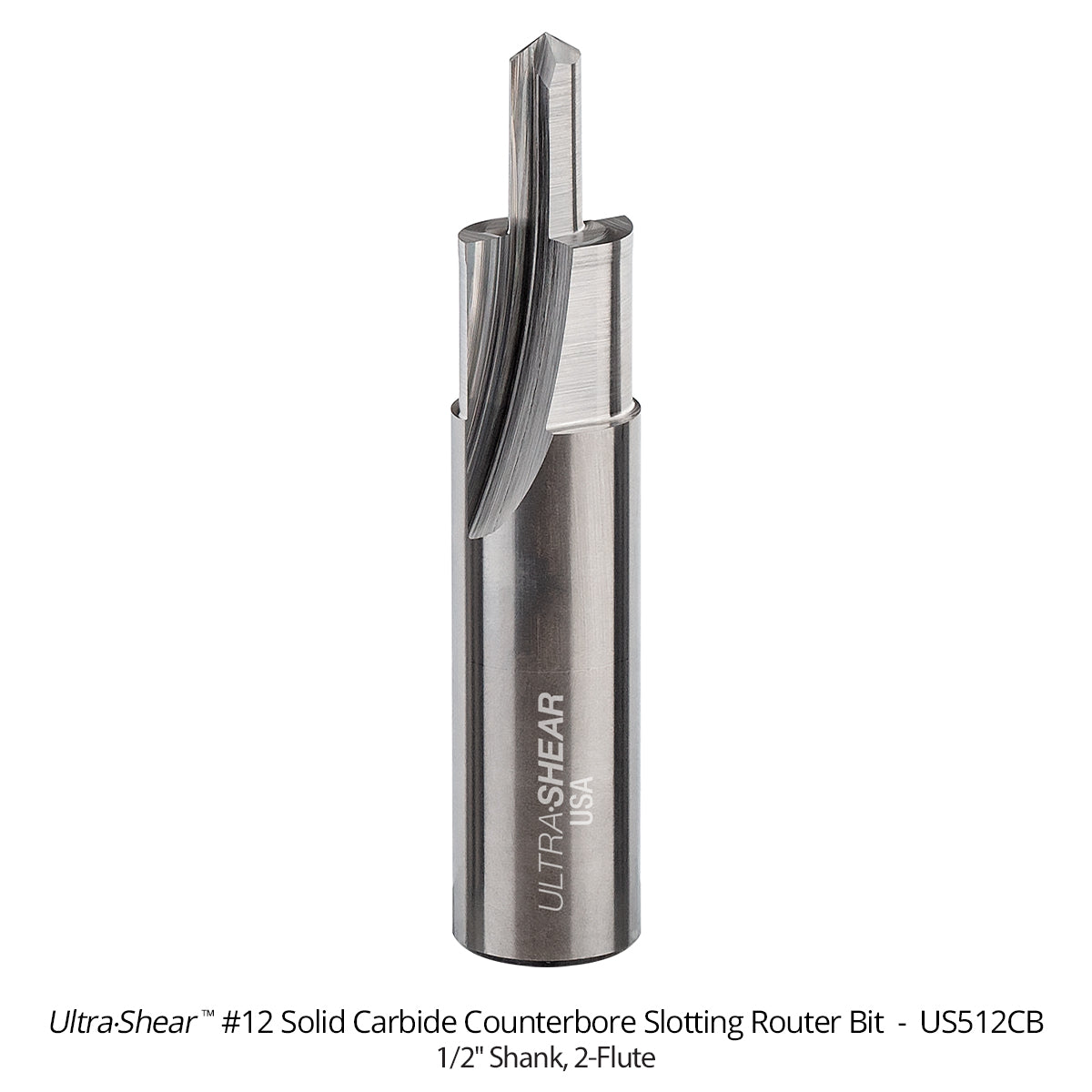 Counterbore Slotting Router Bits - Solid Carbide