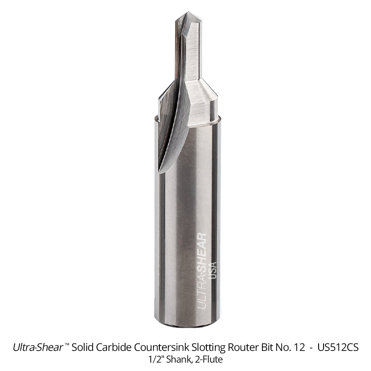 Countersink Slotting Router Bits - Solid Carbide
