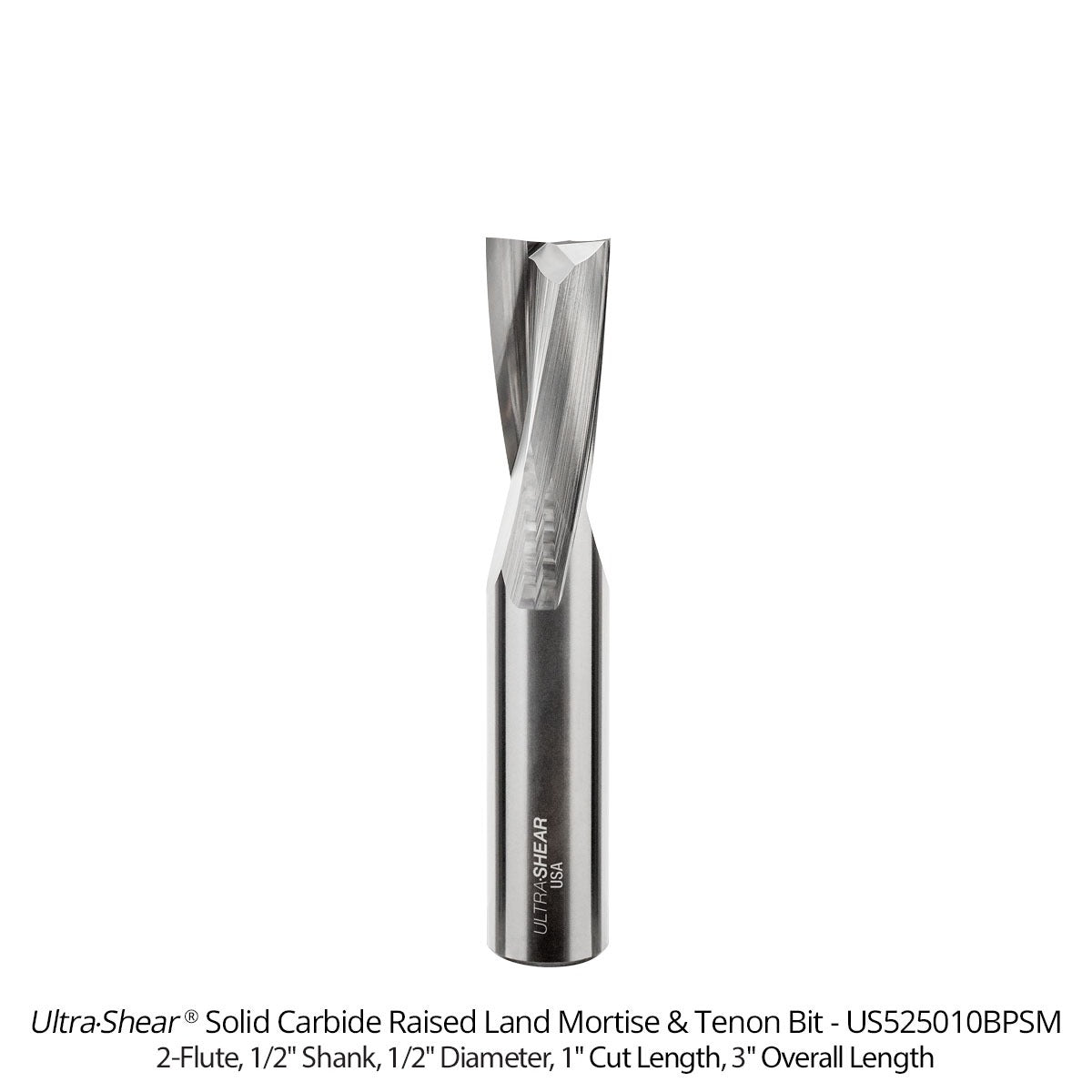 Raised Land Mortise and Tenon Router Bits - Solid Carbide