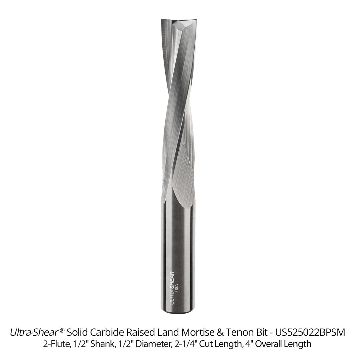 Raised Land Mortise and Tenon Router Bits - Solid Carbide