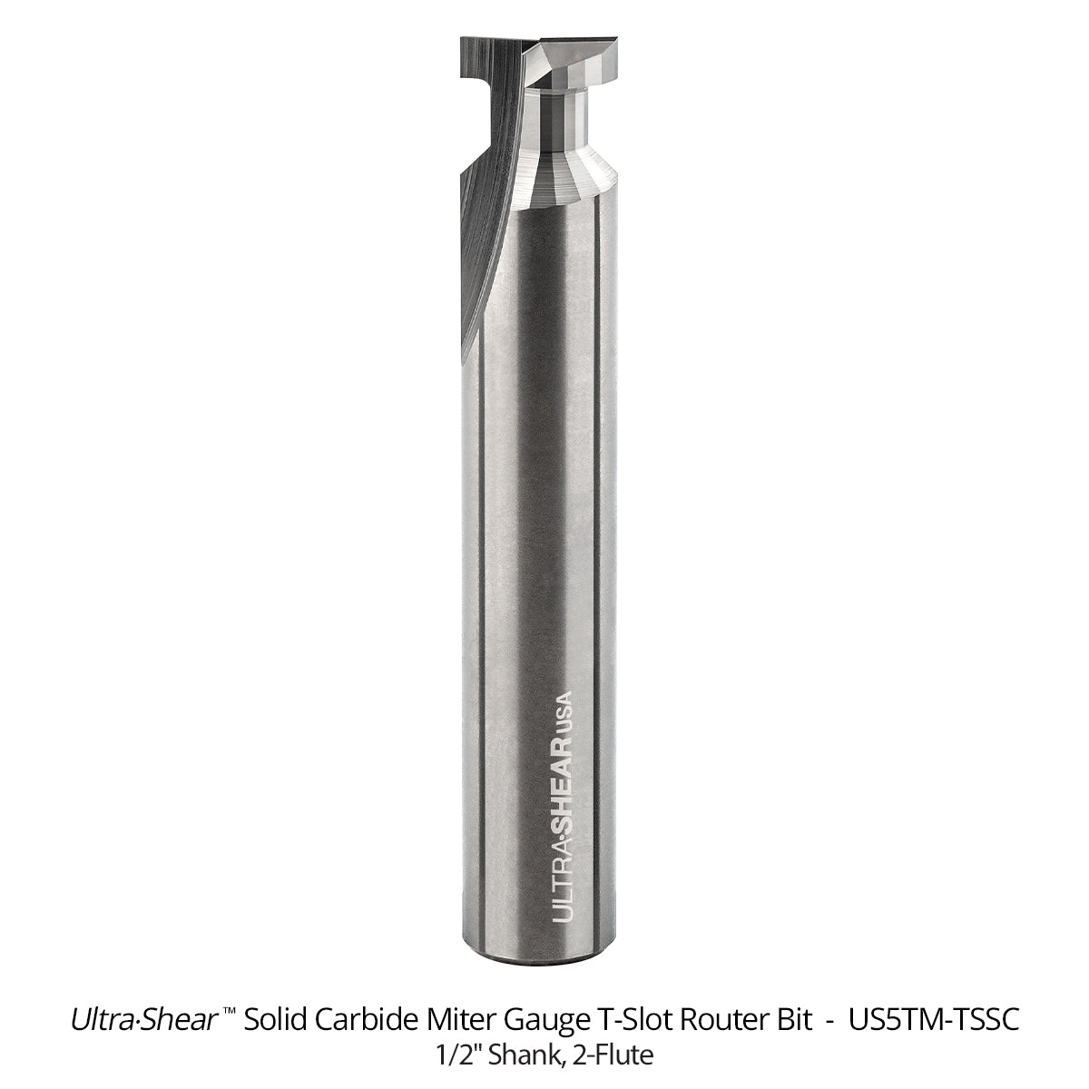 T-Slot Router Bit - Miter Gauge Slot - Solid Carbide