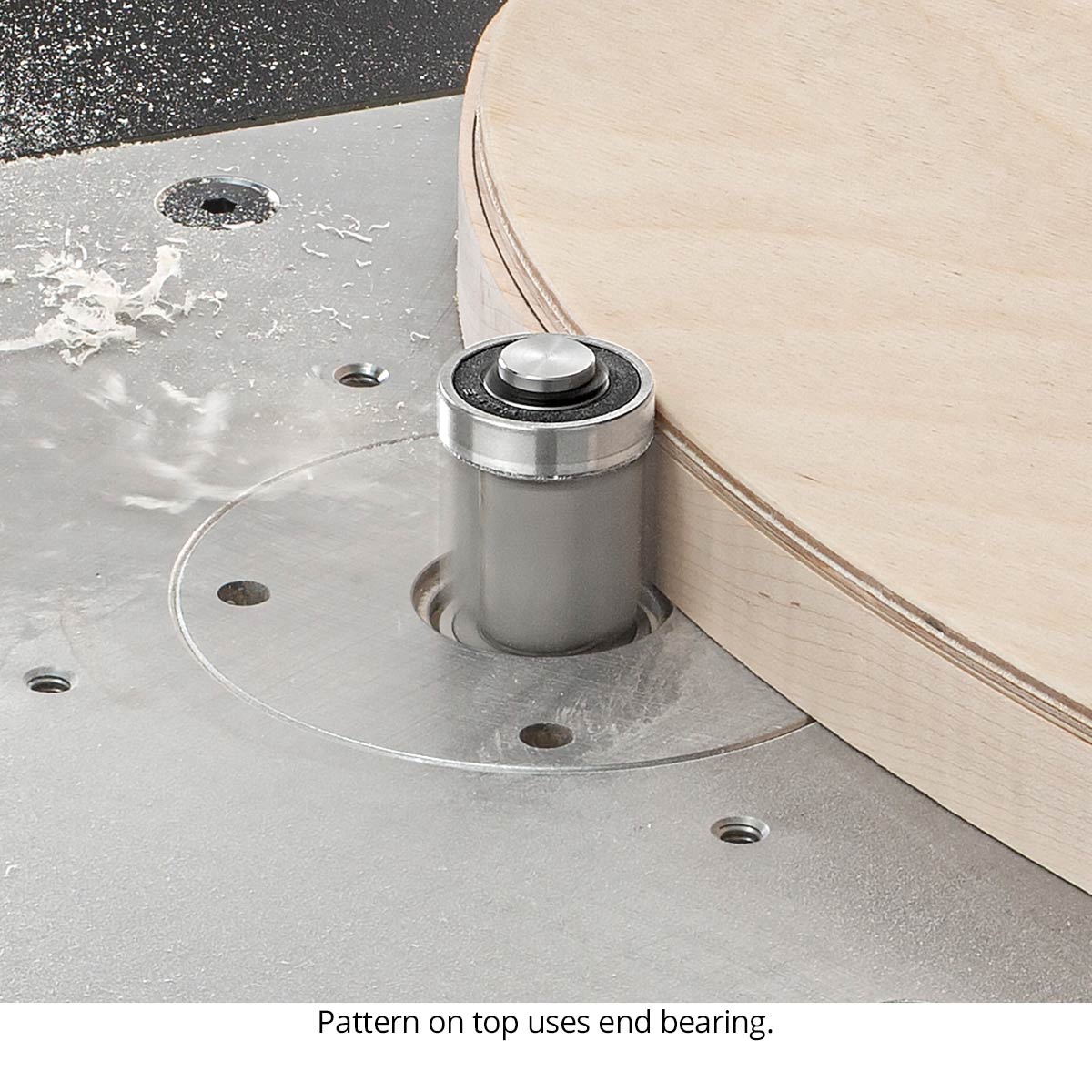 Alternating Shear Pattern & Flush Trim Router Bits - 4 Flute - Dual Bearing - Carbide Tipped - 1/2 Shank