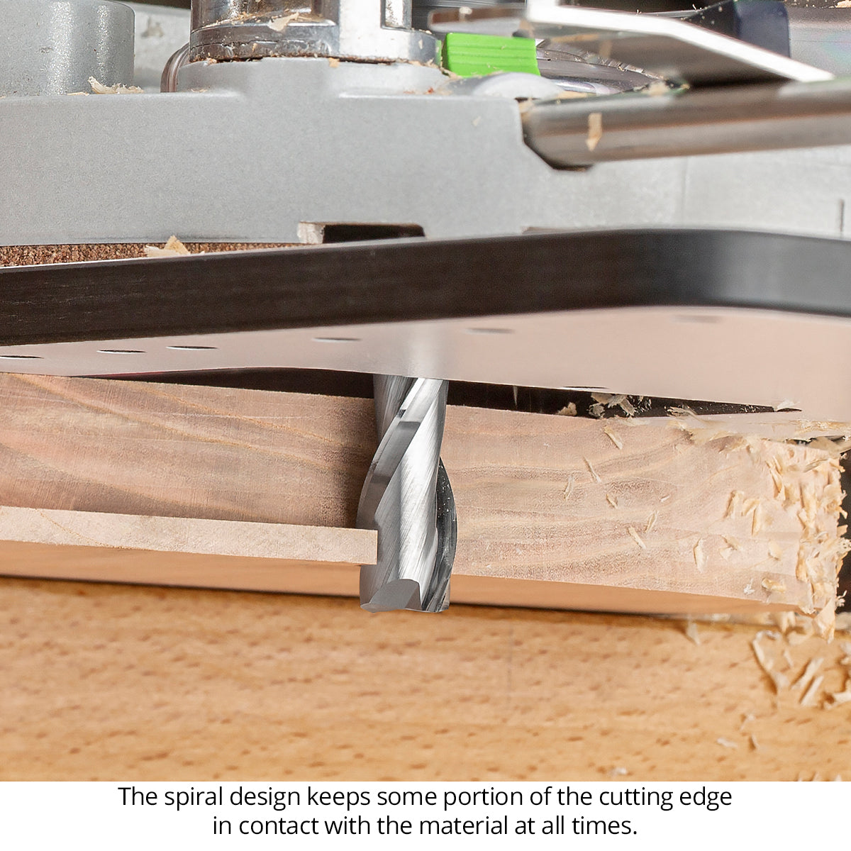 Spiral CNC Router Bits - Solid Carbide - 1/2 Shank - 3 Flute