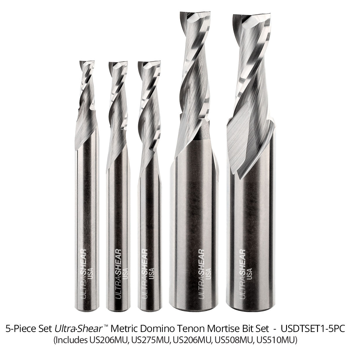 Metric Up Cut Spiral Mortising Router Bits For Domino Tenons