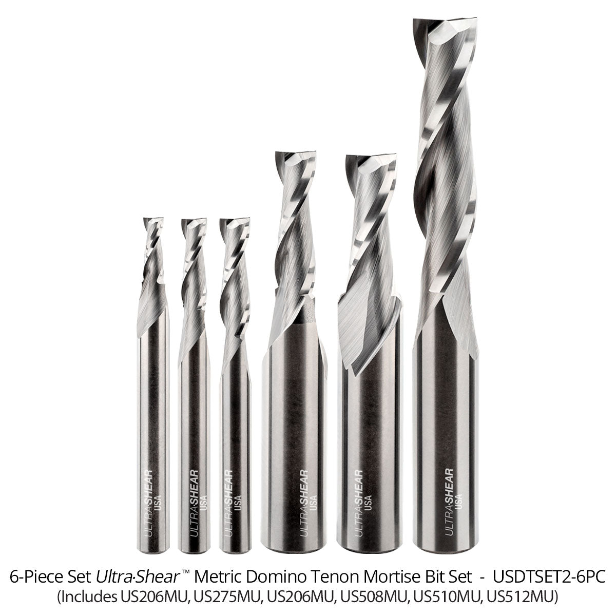 Metric Up Cut Spiral Mortising Router Bits For Domino Tenons