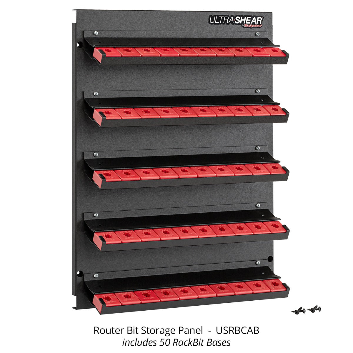 Router Bit Storage Panel