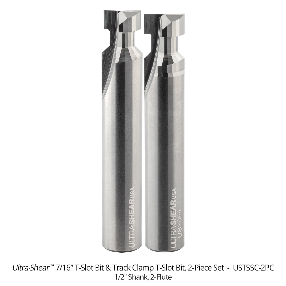 T-Slot Router Bits - Track Clamps & Hex Bolts - Super C Solid Carbide