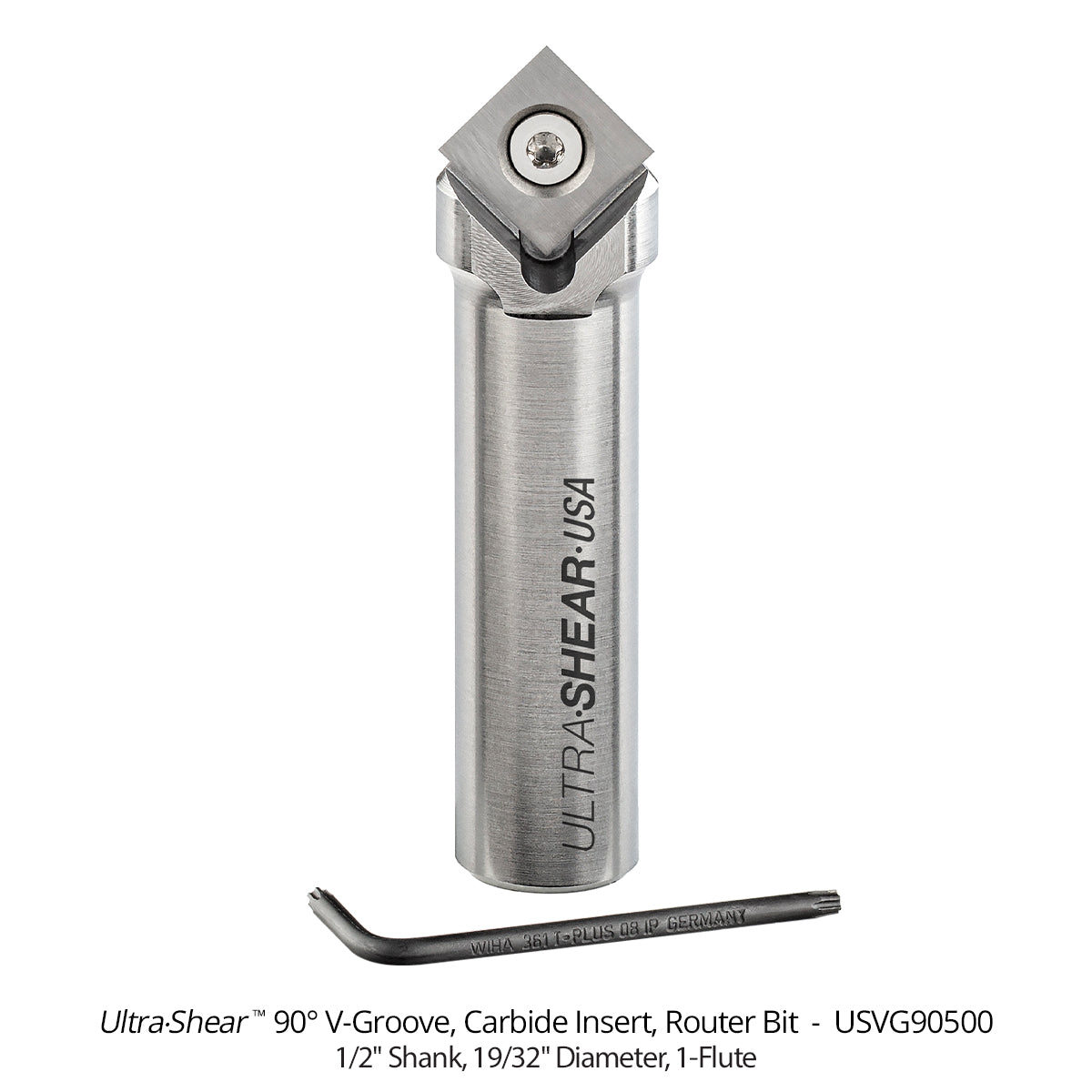 V-Groove CNC Router Bits - Carbide Insert