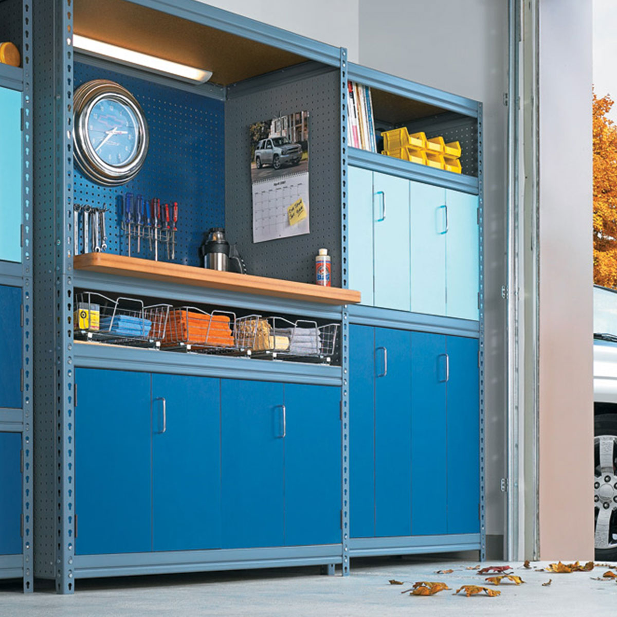 Woodsmith Custom Garage Shelving Plan