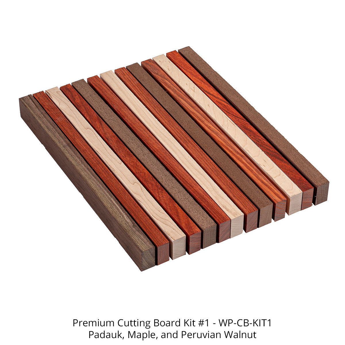 Cutting Board Kits - North American Hardwood - Kit 1