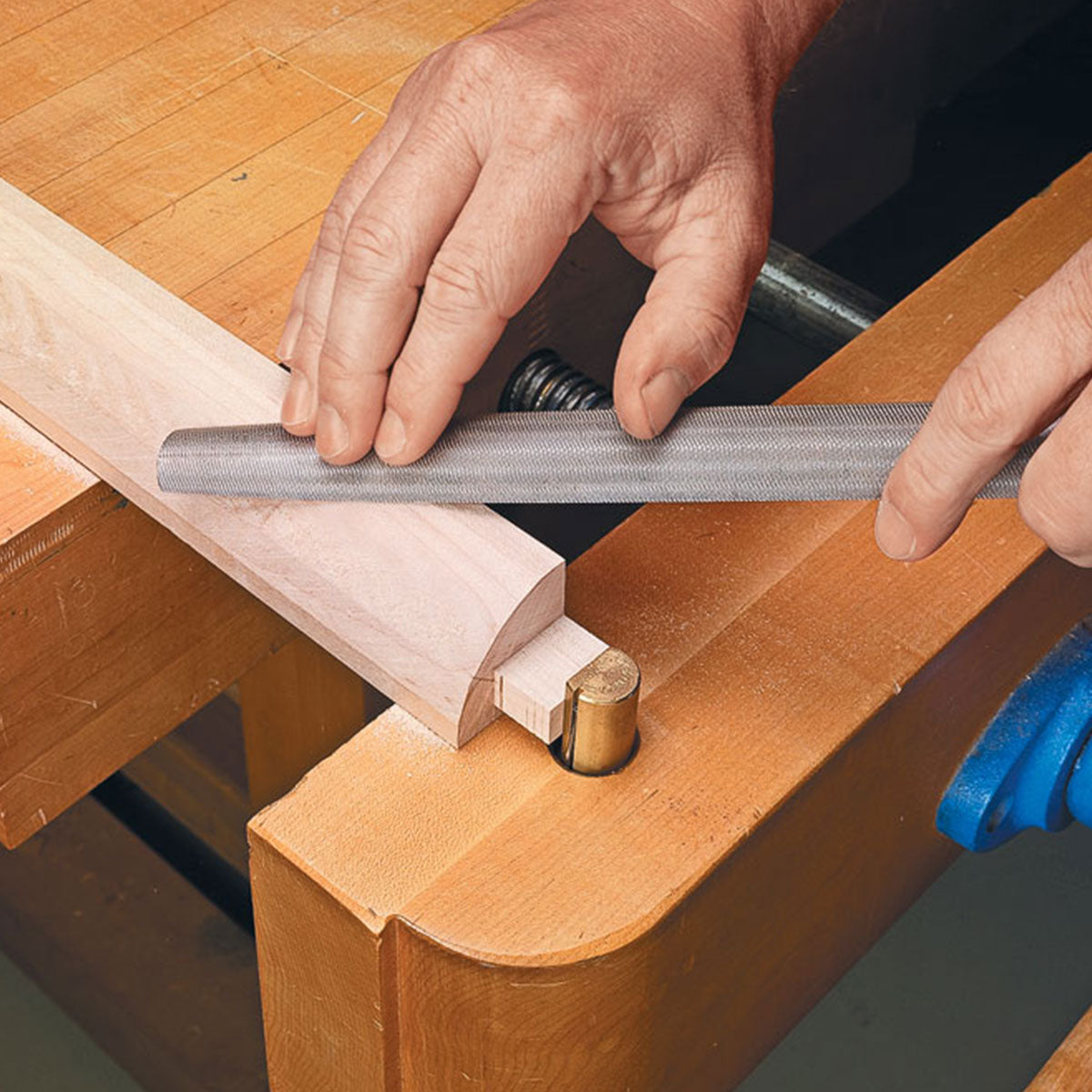 Woodsmith Woven-Seat Bench Plan