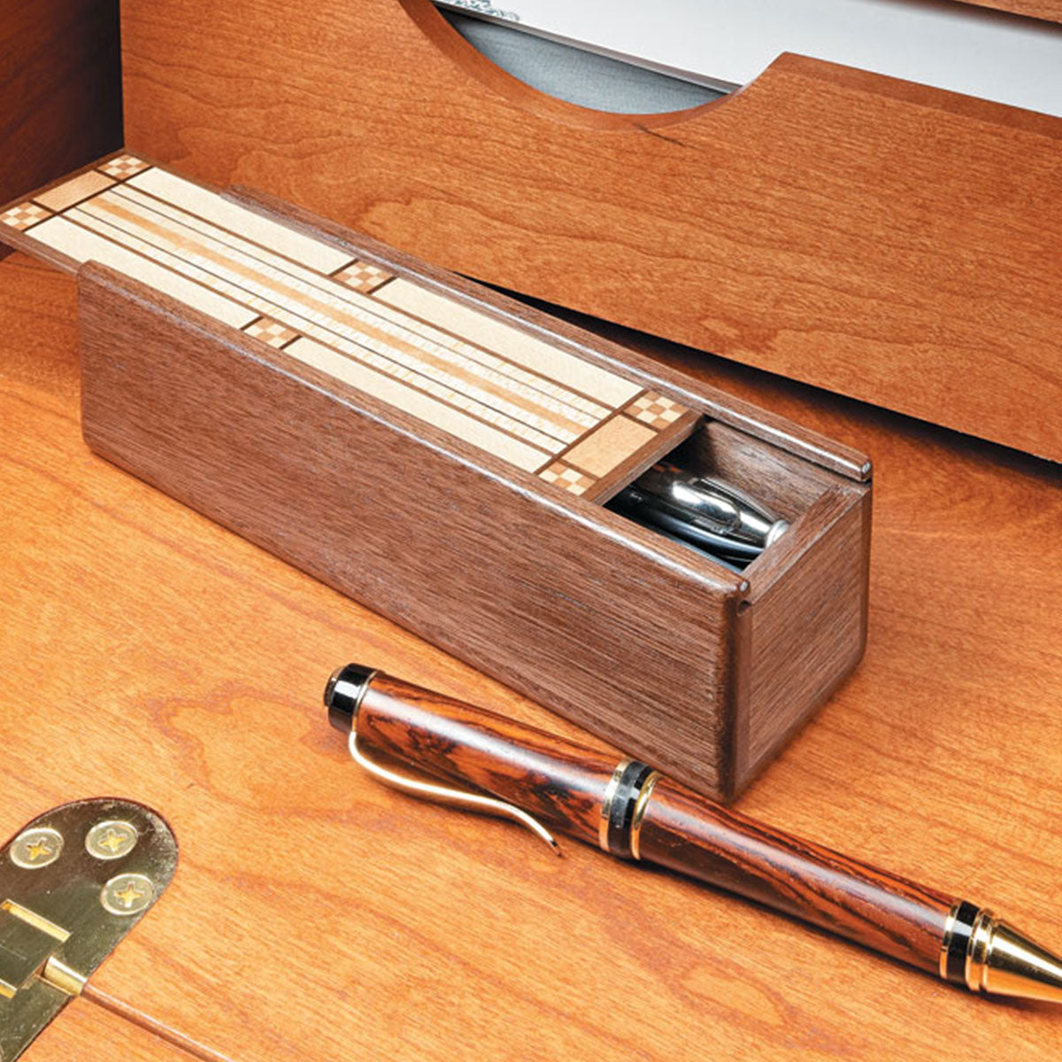 Woodsmith Box, Bookmark & Coasters Set Plan