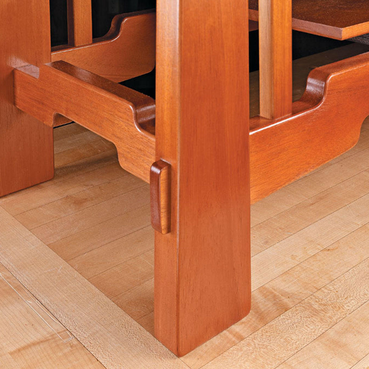 Woodsmith Greene & Greene-Style Hall Table Standard Plan & Premium Shop Drawings