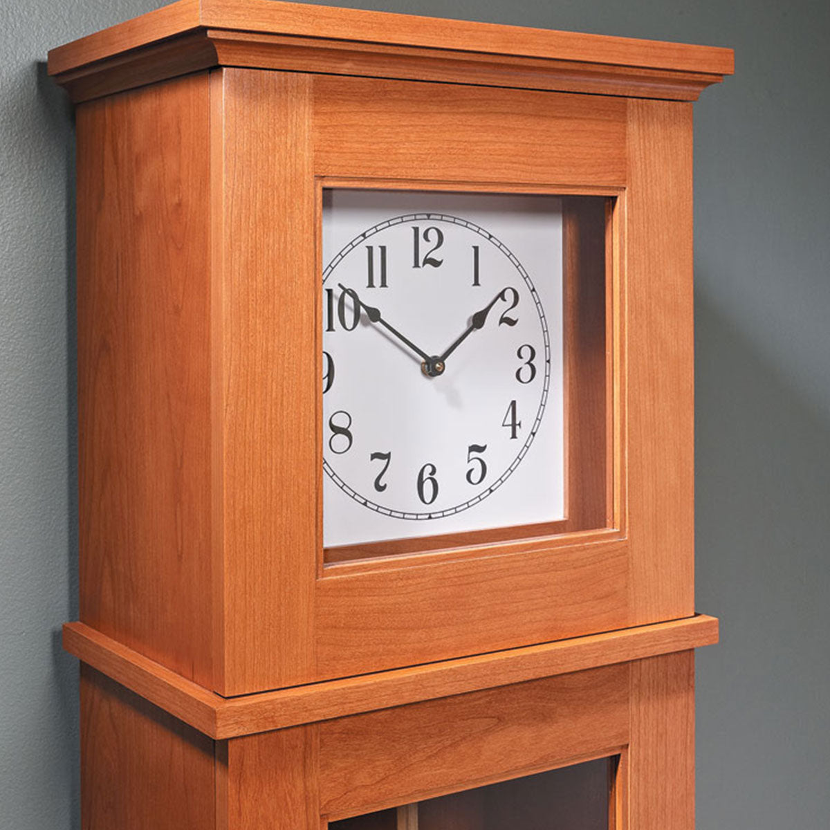 Woodsmith Shaker-Style Tall Clock Standard Plan & Premium Shop Drawings