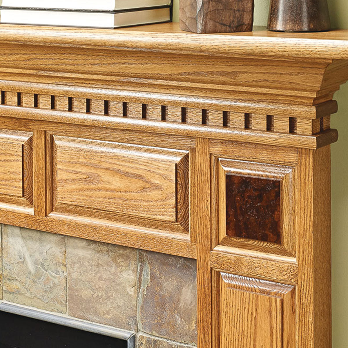 Woodsmith Fireplace Surround Standard Plan & Premium Shop Drawings