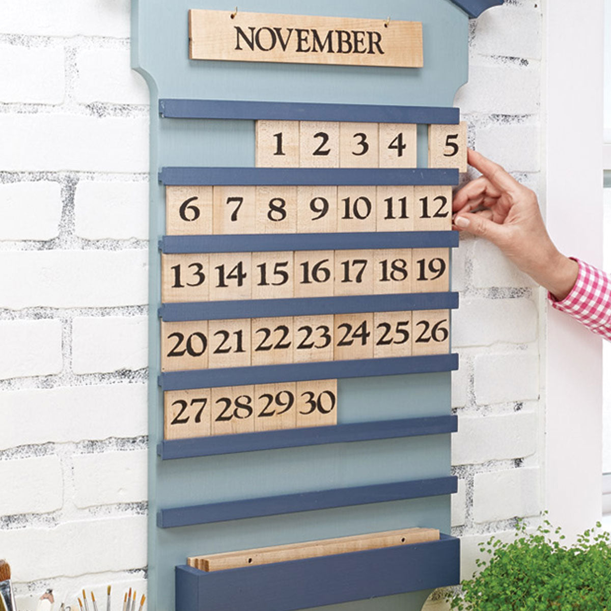 Woodsmith Perpetual Wall Calendar Plan