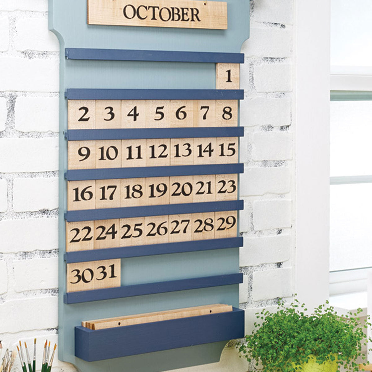 Woodsmith Perpetual Wall Calendar Plan