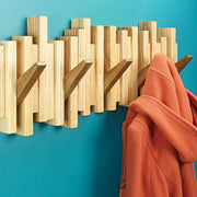 Woodsmith Flip-Down Coat Rack Standard Plan & Premium Shop Drawings