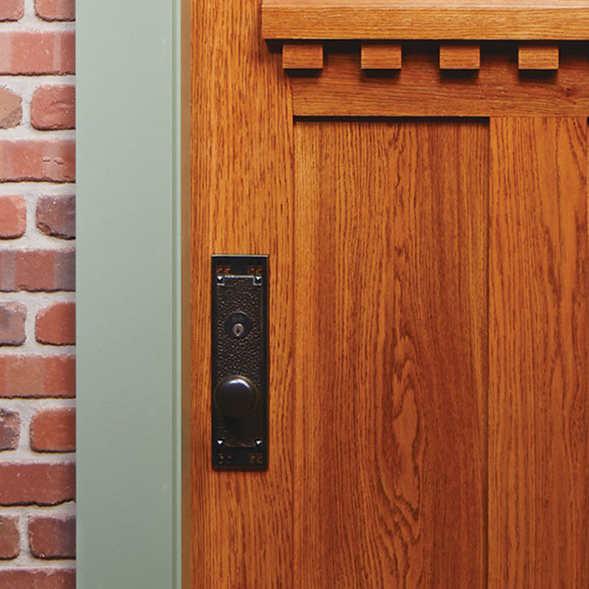 Woodsmith Craftsman Entry Door Standard Plan & Premium Shop Drawings