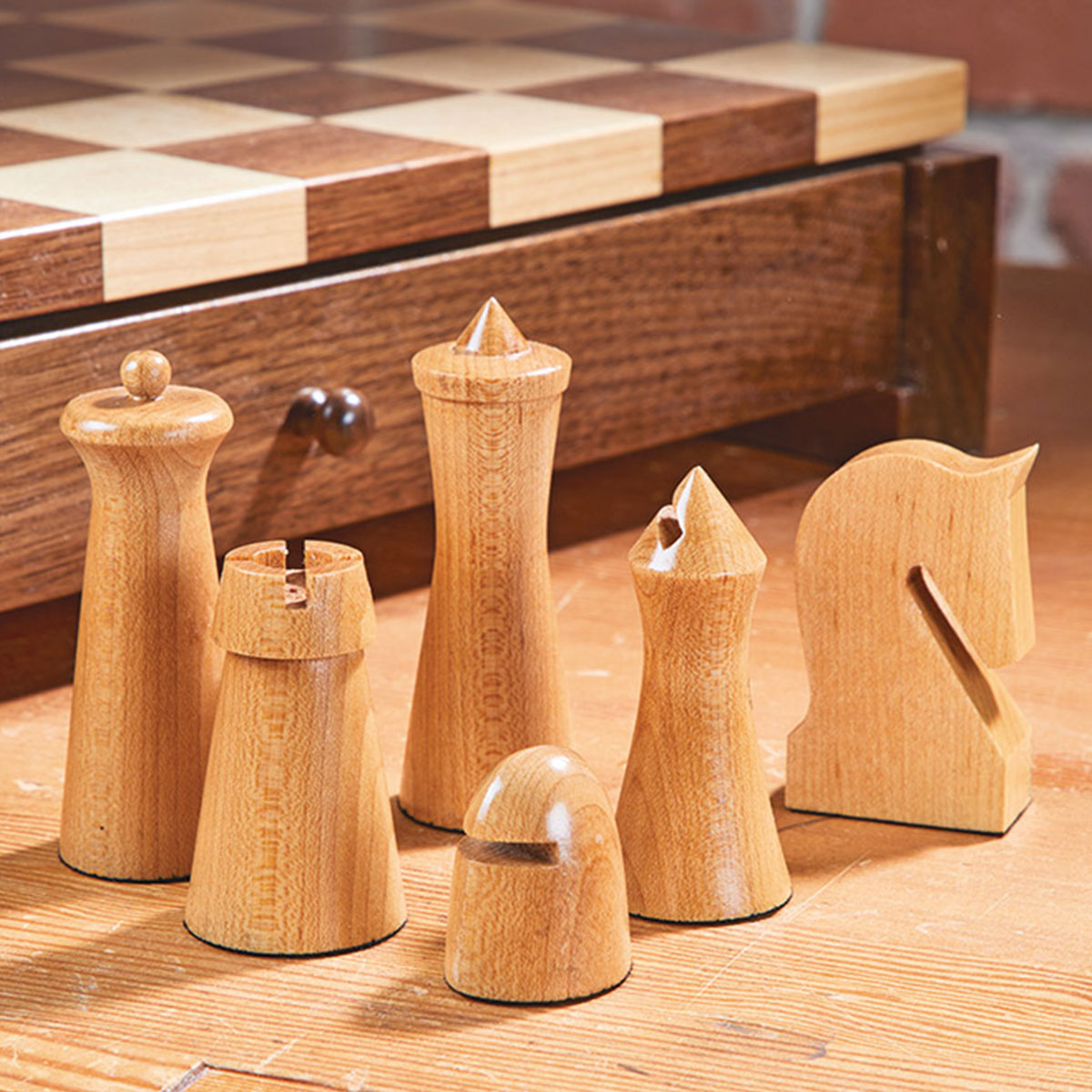 Woodsmith Chess Board Plan