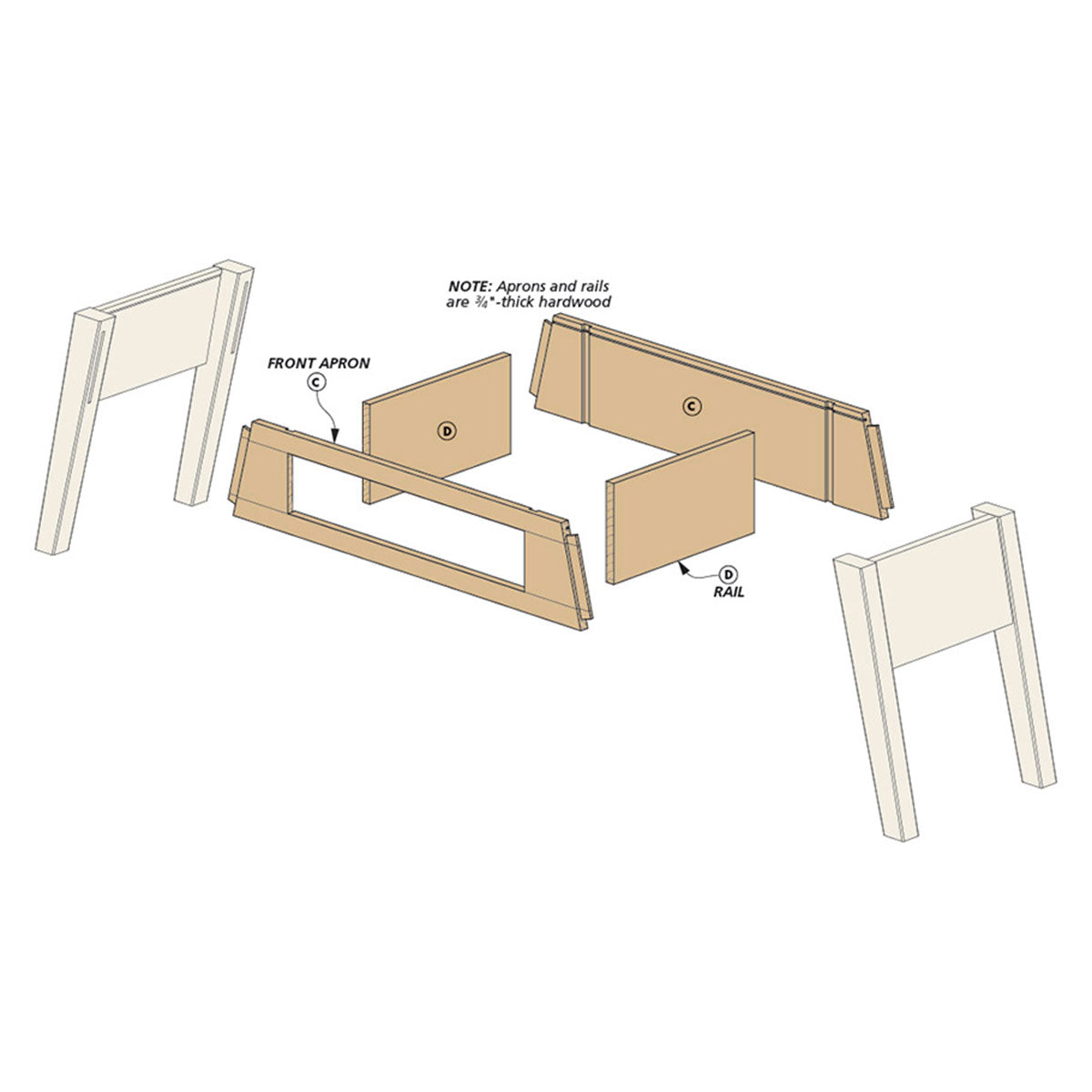 Woodsmith Casual Coffee Table Plan